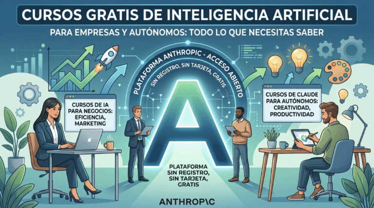 cursos inteligencia artificial gratis para empresas Anthropic 2026