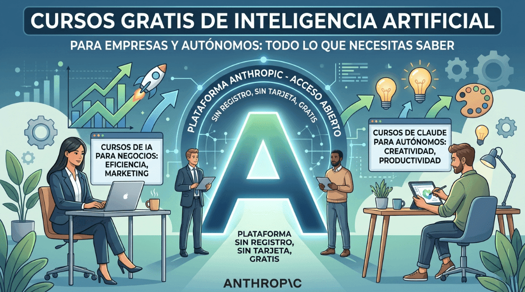 cursos inteligencia artificial gratis para empresas Anthropic 2026